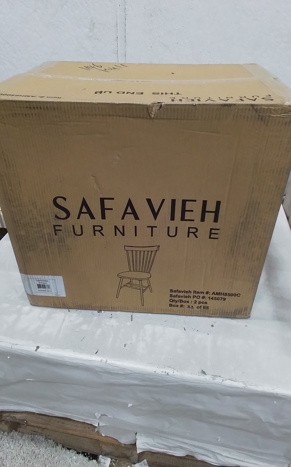 Safavieh PARKER SPINDEL SIDE CHAIR, Reduced Price 2172767078 AMH8500C