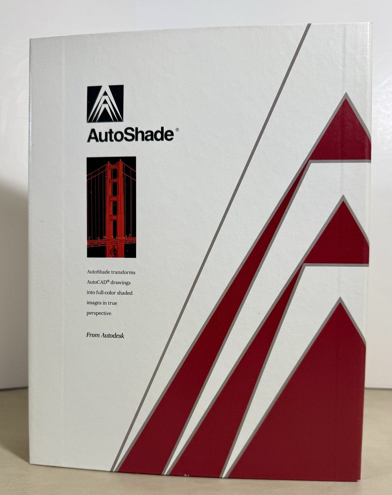 AutoDesk AutoShade Version 1.1 MS DOS 5.25" Floppy Disks 360K Format Brand New