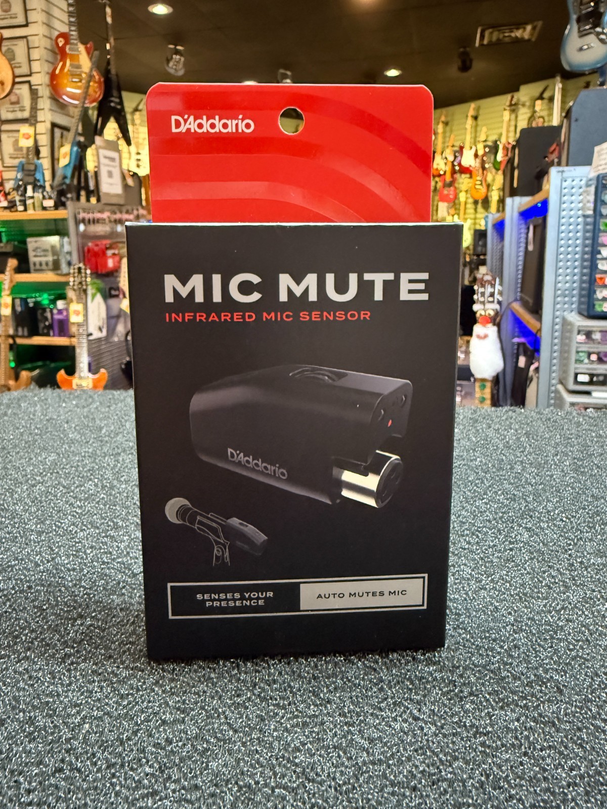 D'Addario IR Mic Mute Infared Mic Microphone Sensor with BOX In Black