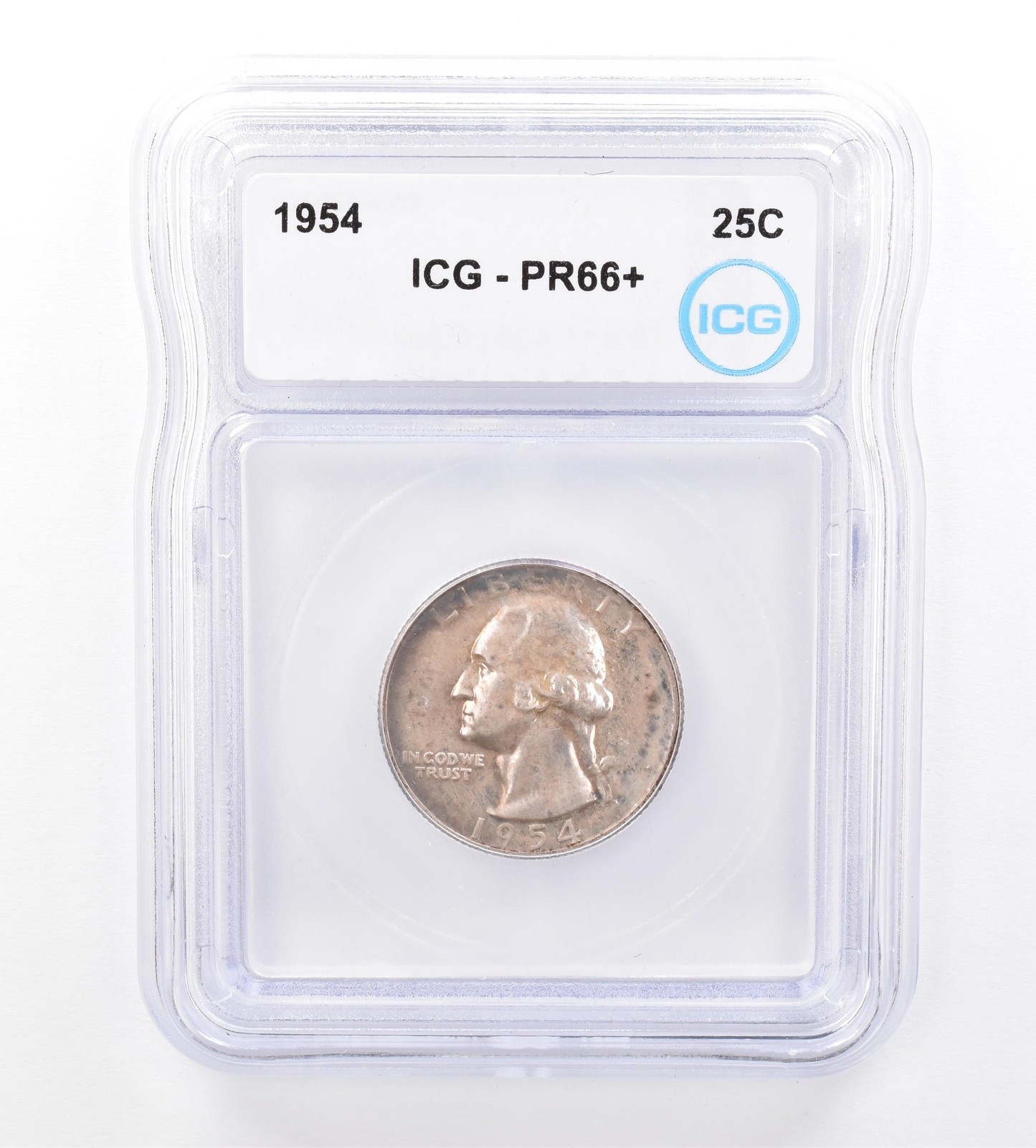 1954 Washington Quarter PR66+ ICG Beautiful Tone *1732