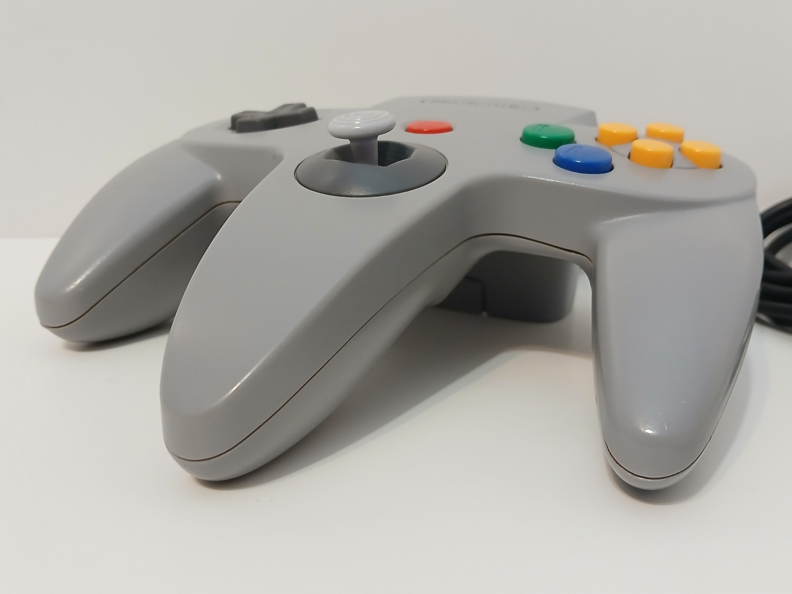 Nintendo 64 OEM Original Gray Controller + Controller Pak TESTED! N64