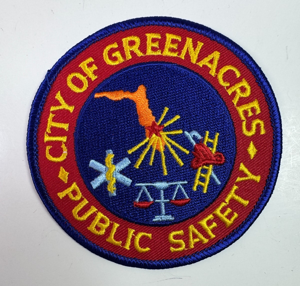 Greenacres City Florida Public Safety Fire EMS FL Rescue Patch B9