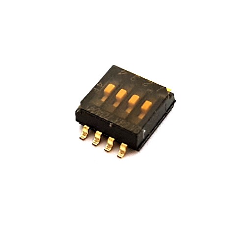 TDA04H0SB1 C AND K SPST SURFACE MOUNT DIP SWITCHES