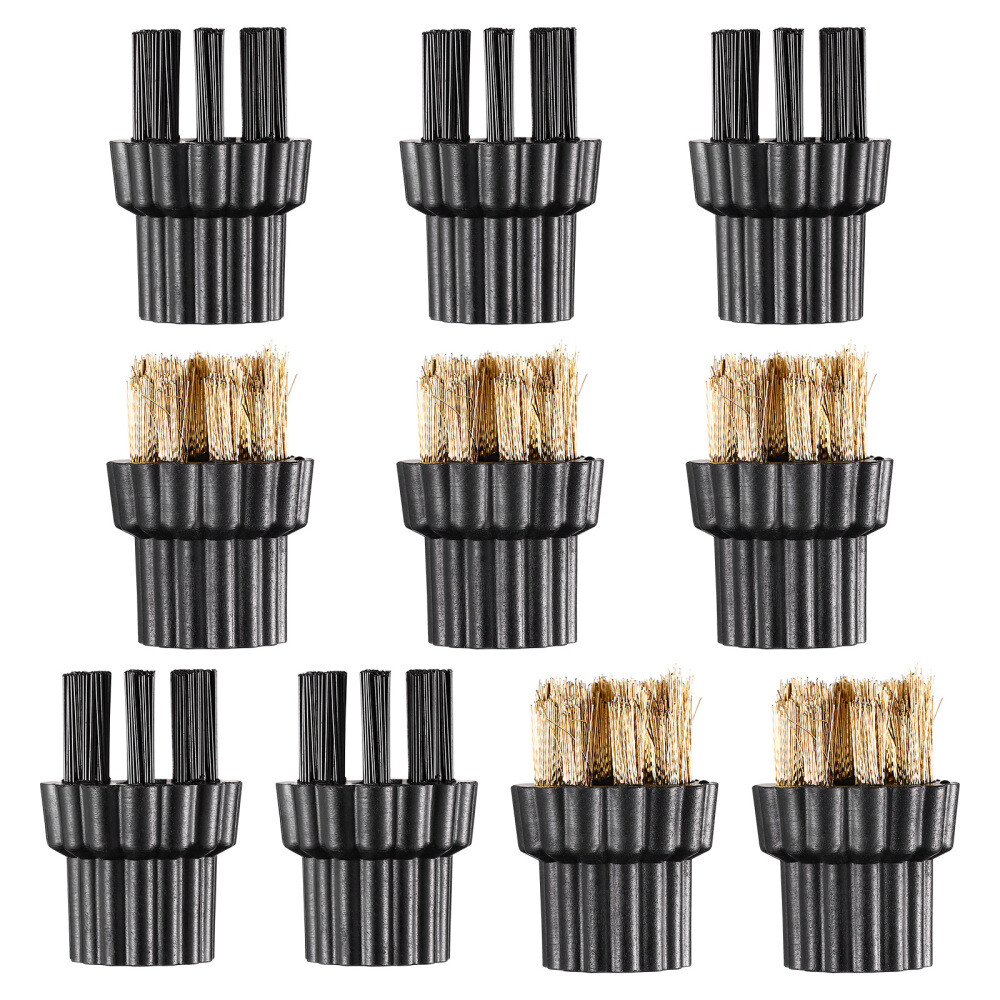 10Pcs Multi Purpose Cleaning Machine Brush Heads for Household Cleaning Devices