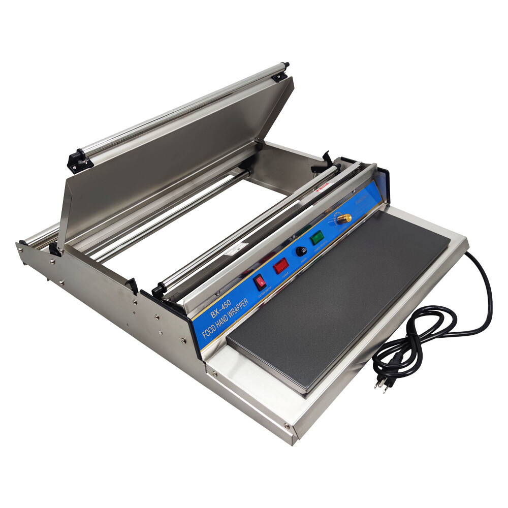 450mm 18" Film Wrapper Machine Countertop Film Sealer Stretcher Machine
