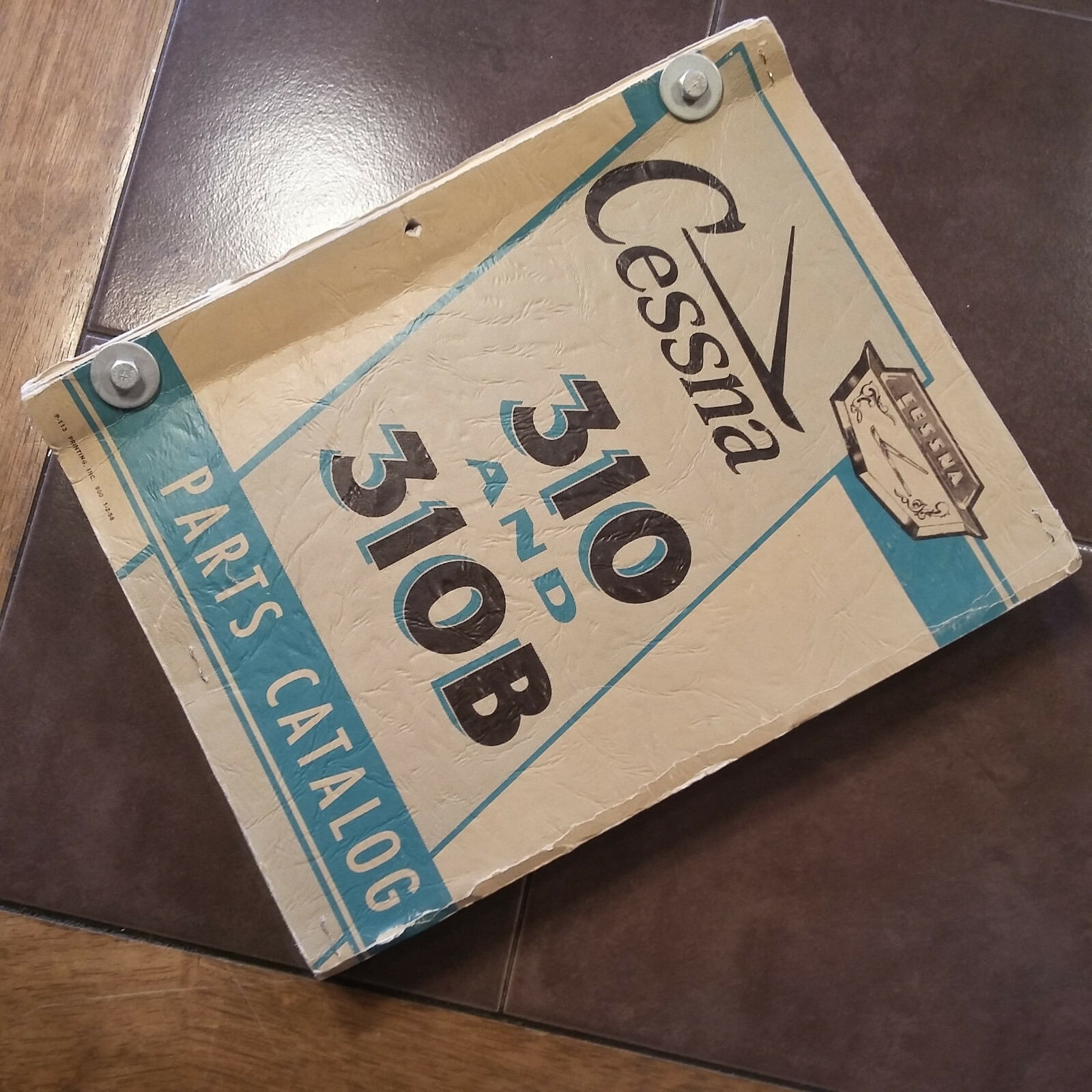 Original Cessna 310 & 310B Parts Manual