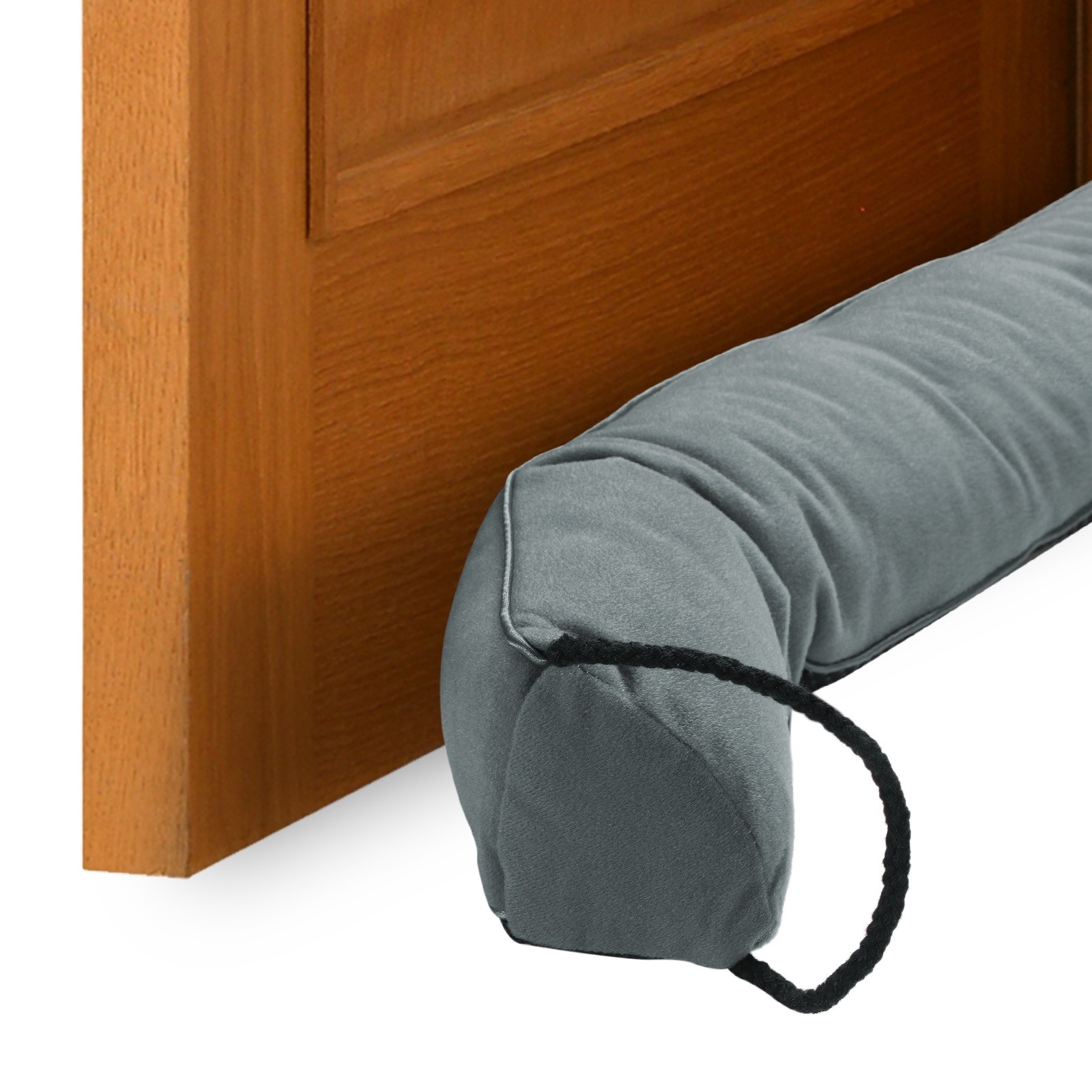 Door Sweep for Bottom of Door, 24" x 3" Door Draft Stopper, Gray