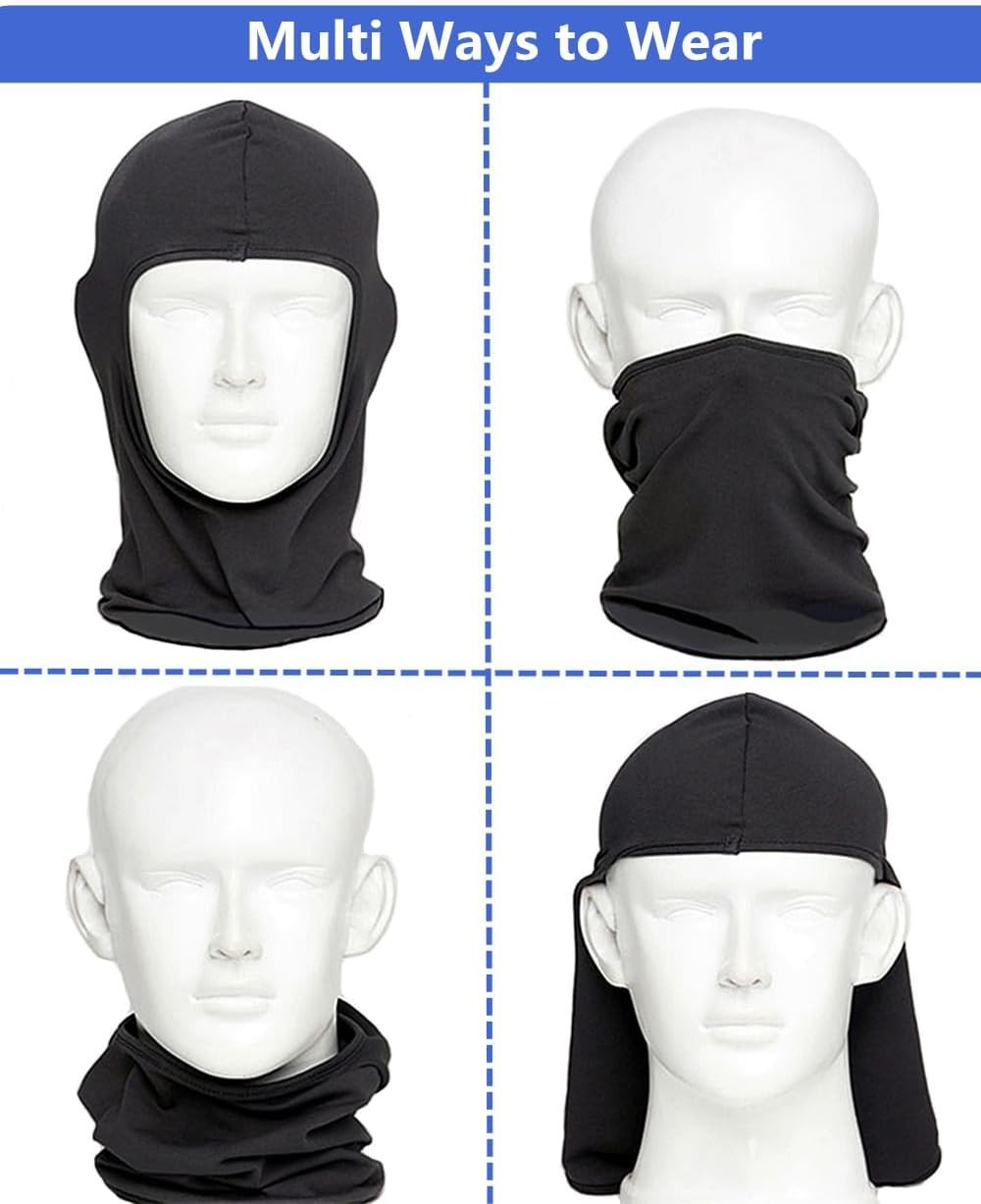 Balaclava Ski Mask Full Face Windproof UV Protection for Men Women Cycling