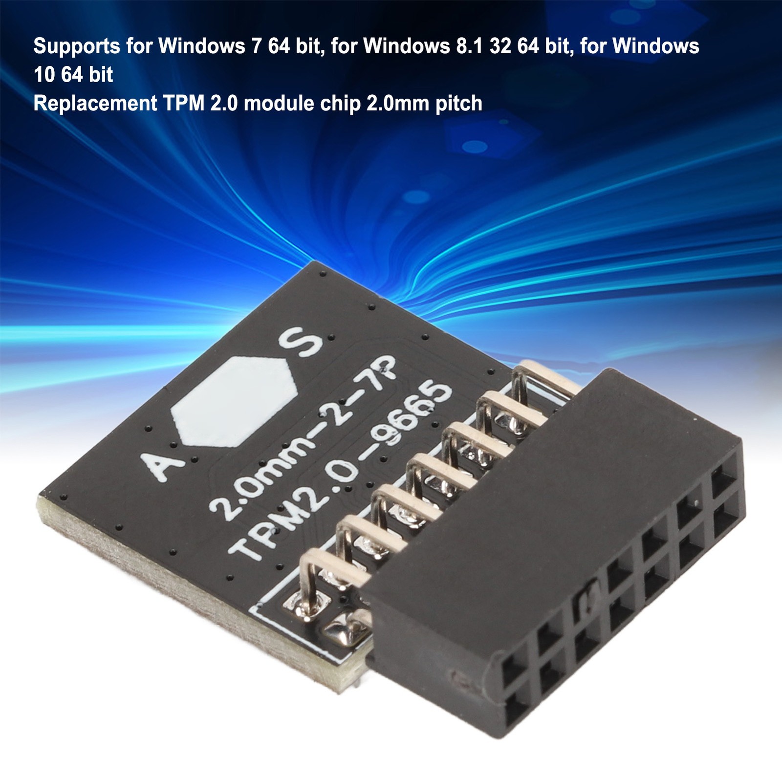 TPM 2.0 Module TPM Chip 14 Pin 2x7P Security Module For For 11 Platform