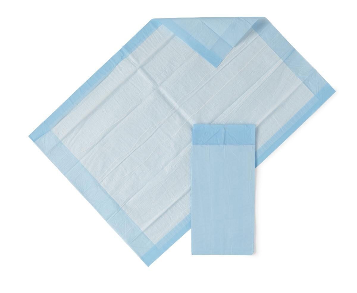 150ct 23x36" Medline MSC281226 3-Ply Lightweight Economy Grade Under Pads
