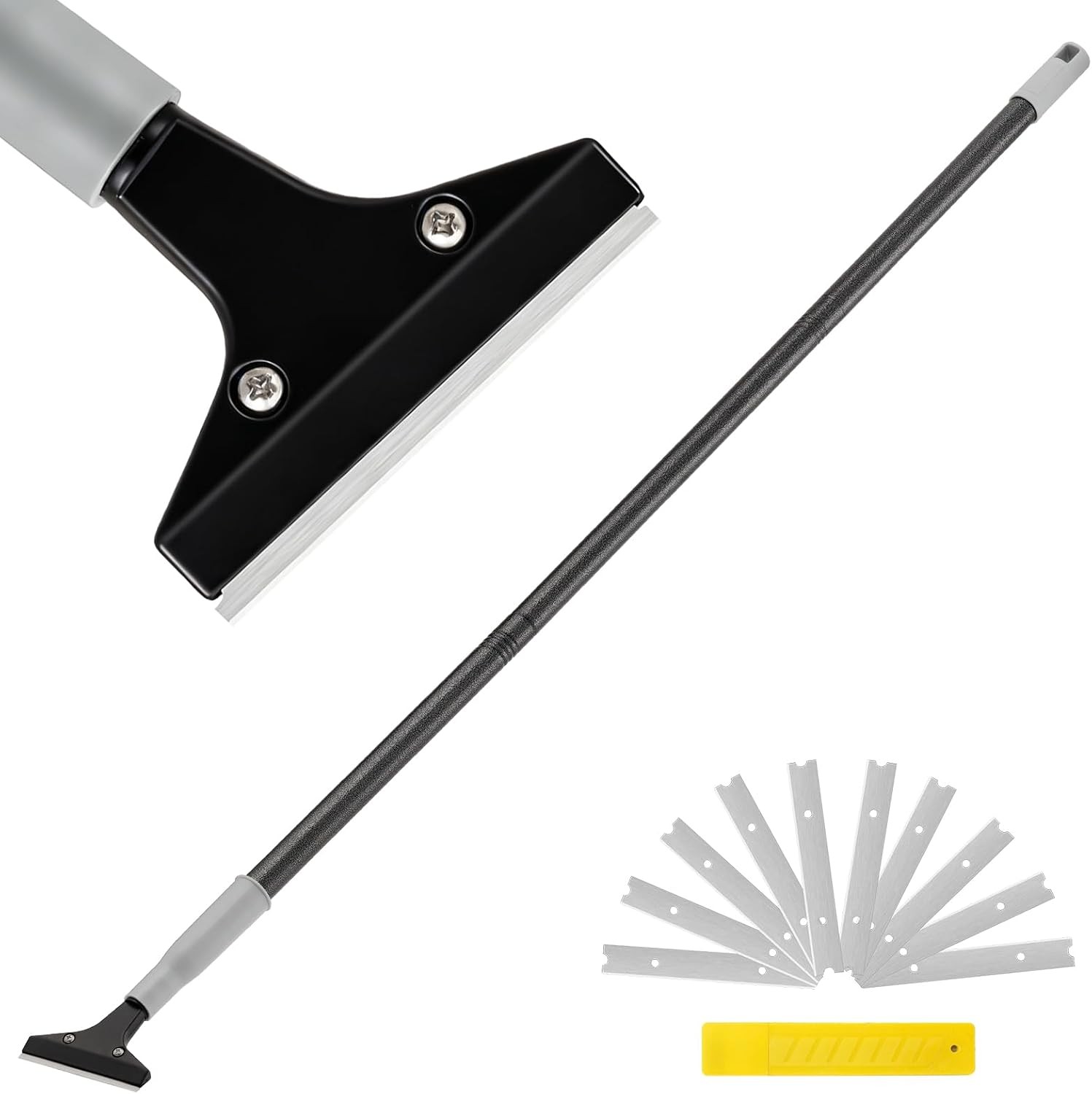 36in Heavy Duty Floor Scraper with 4in Razor Blade