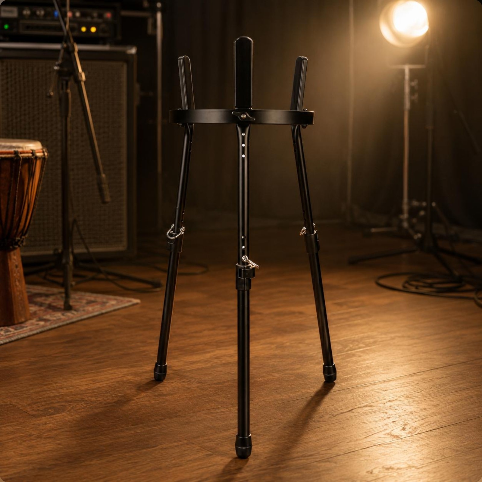 Hand Drum Stand Foldable Instrument Holder Portable