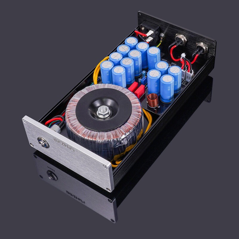 120W HIFI Ultra-low Noise Linear Power Supply DC24V+24V  Audio Adapter