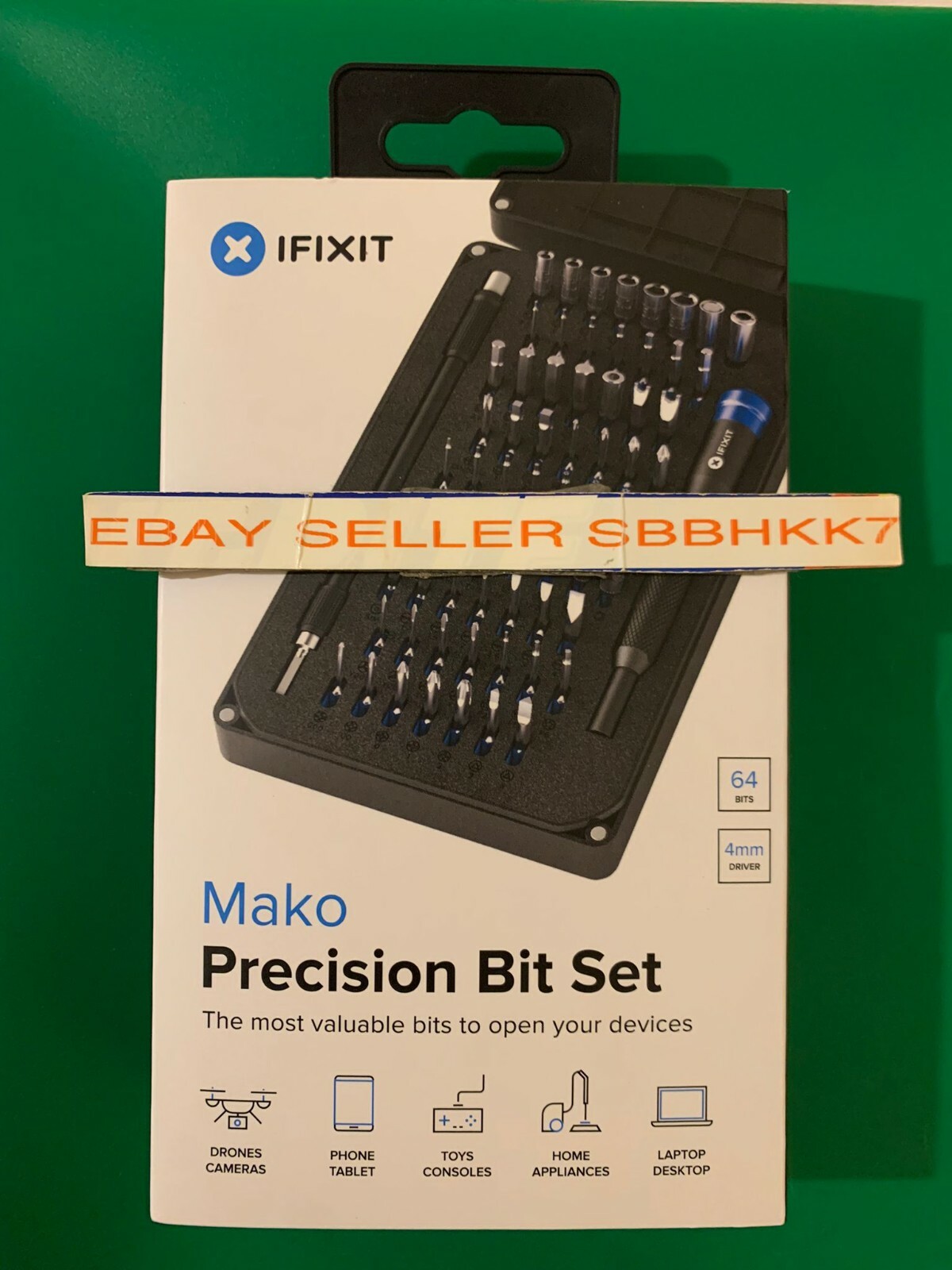 iFixit Mako Driver Kit - 64 Precision Bits for Electronics Repair New Free Shipp