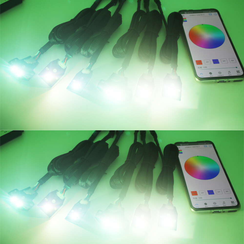 For 2015-23 Dodge Charger Bluetooth APP RGBW Multi-Color LED DRL Board Headlight