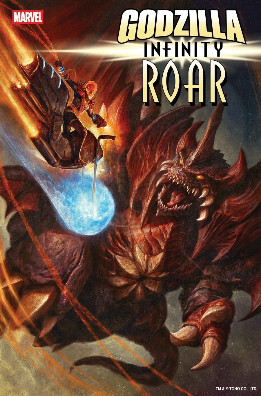 Godzilla: Infinity Roar #3 Dave Rapoza Cosmic VAR 4/15/26 Marvel