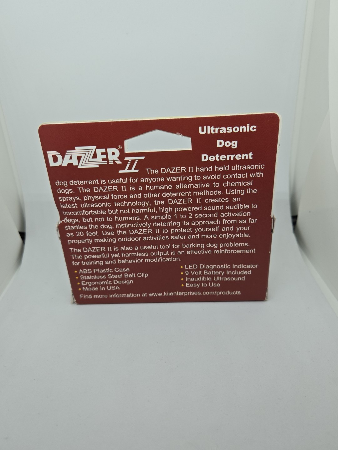 Dazzer II Ultrasonic Dog Trainer Complete Functionality