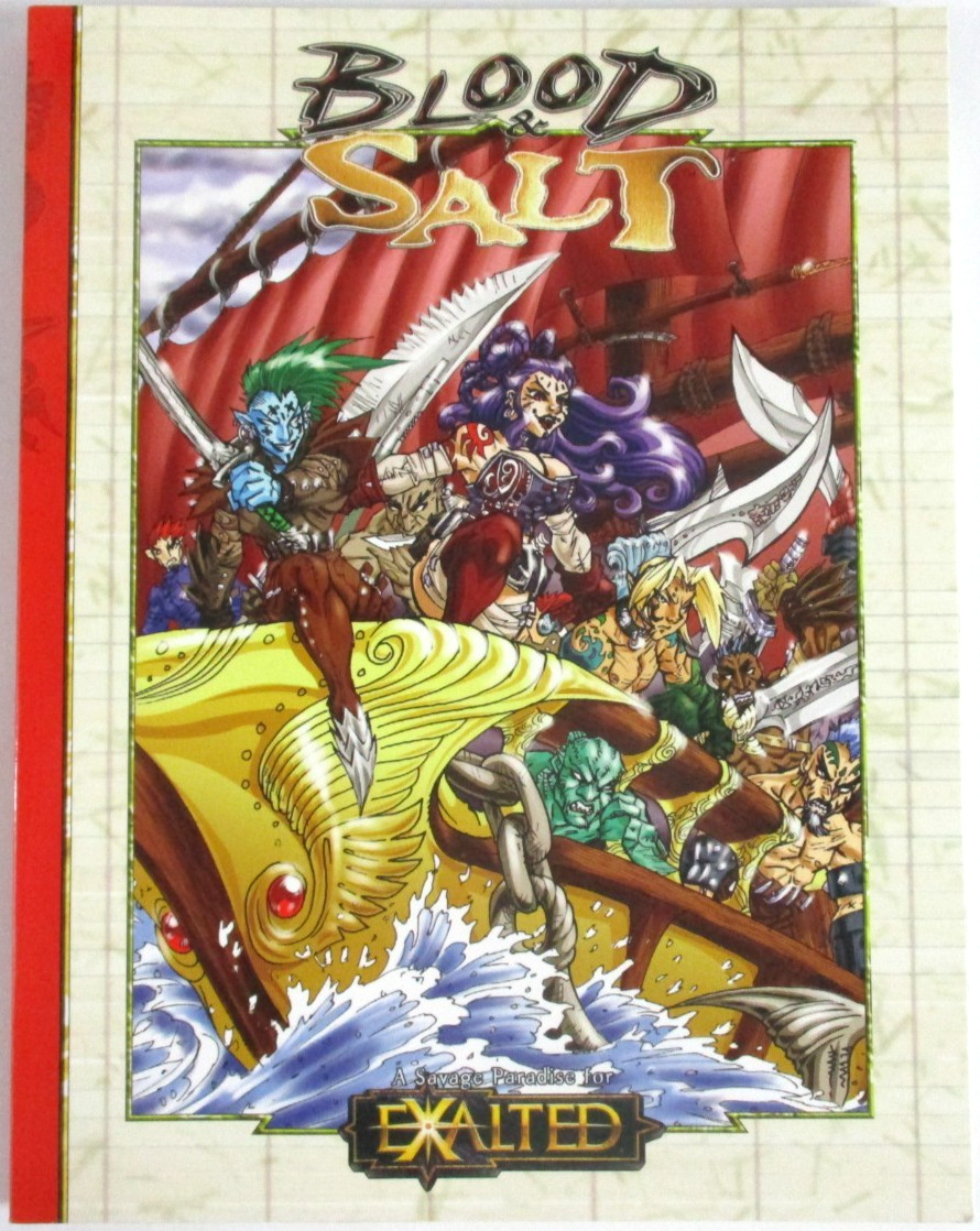 Exalted BLOOD & SALT RPG Roleplaying Book WW8827 UNUSED!!