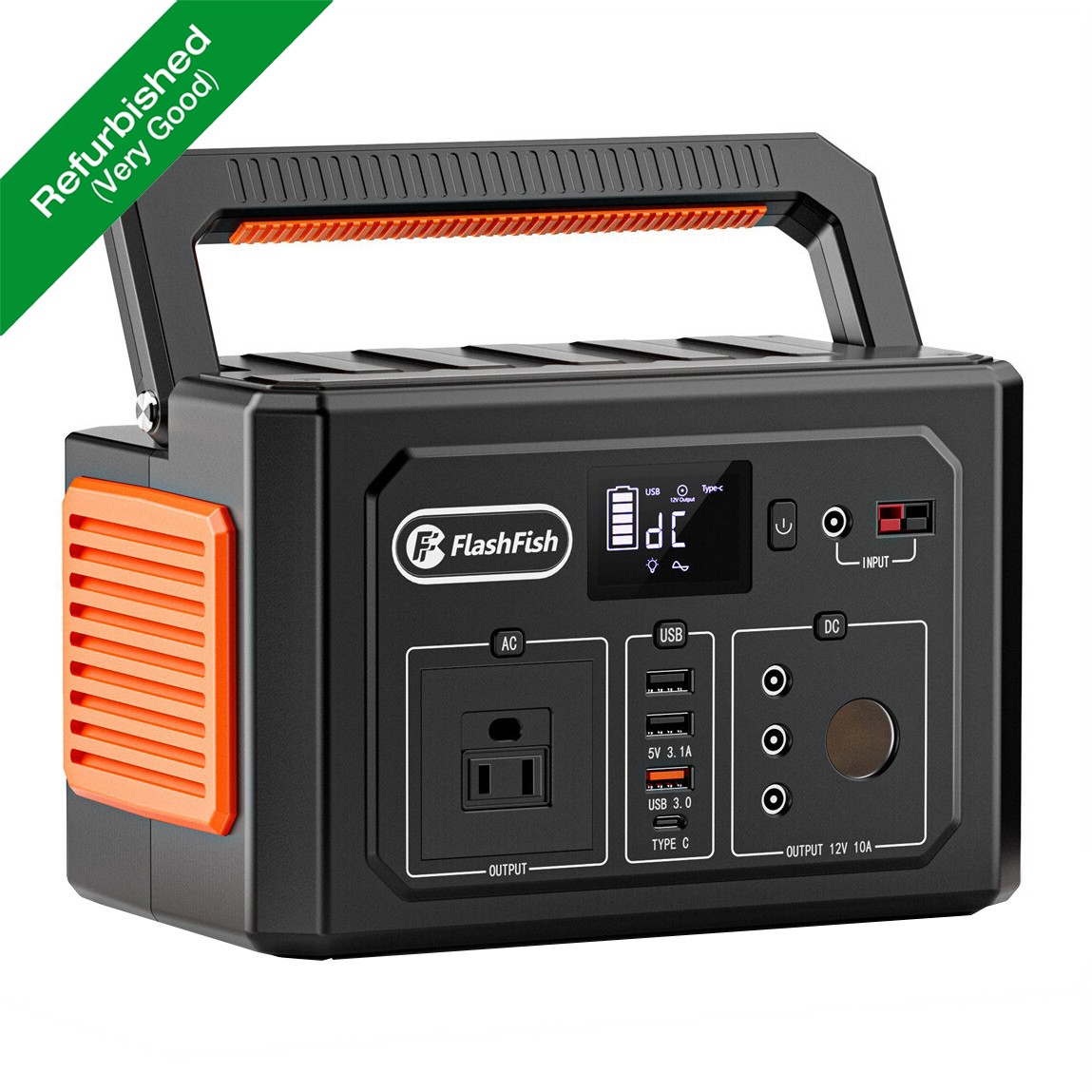Flashfish K53 Portable Power Station 400W 400Wh Solar Generators Refurbished