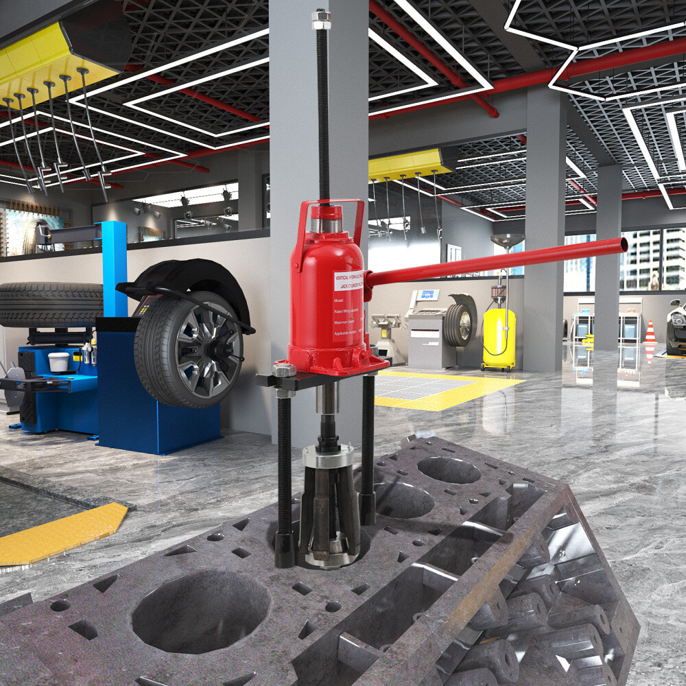 20T Cylinder Liner Puller Auto Repair Hydraulic Multi-purpose Cylinder Puller