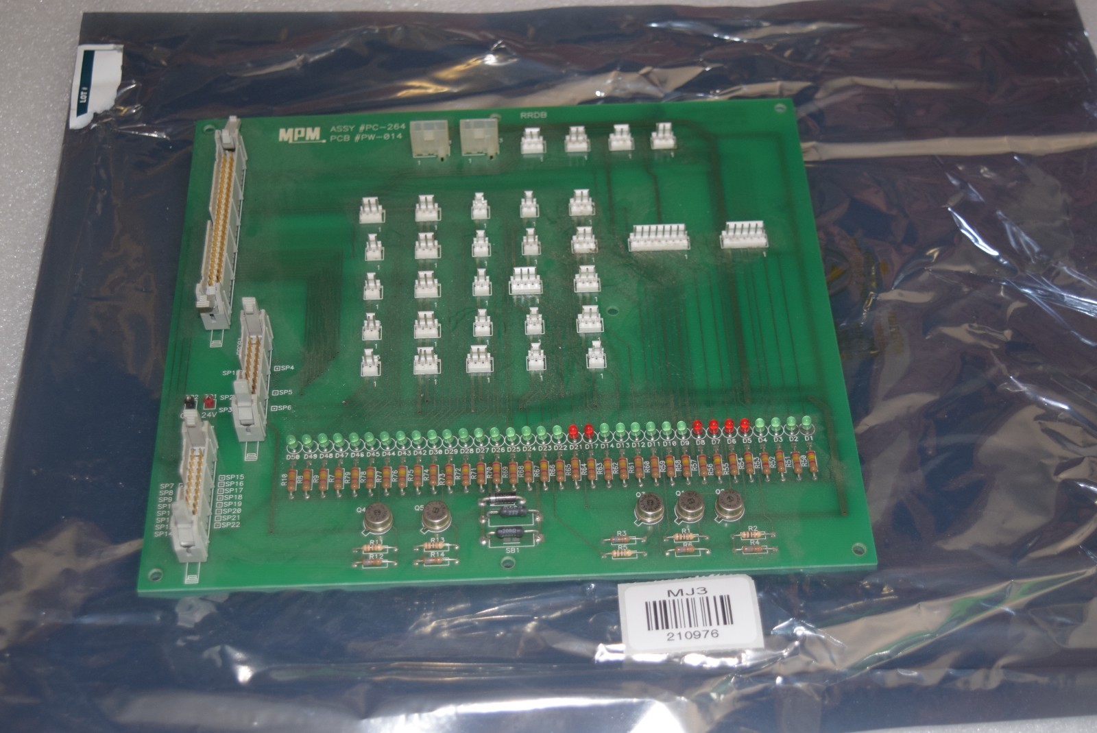 MPM ASSY # PC-264  PCB # PW-014   #210976-AA1