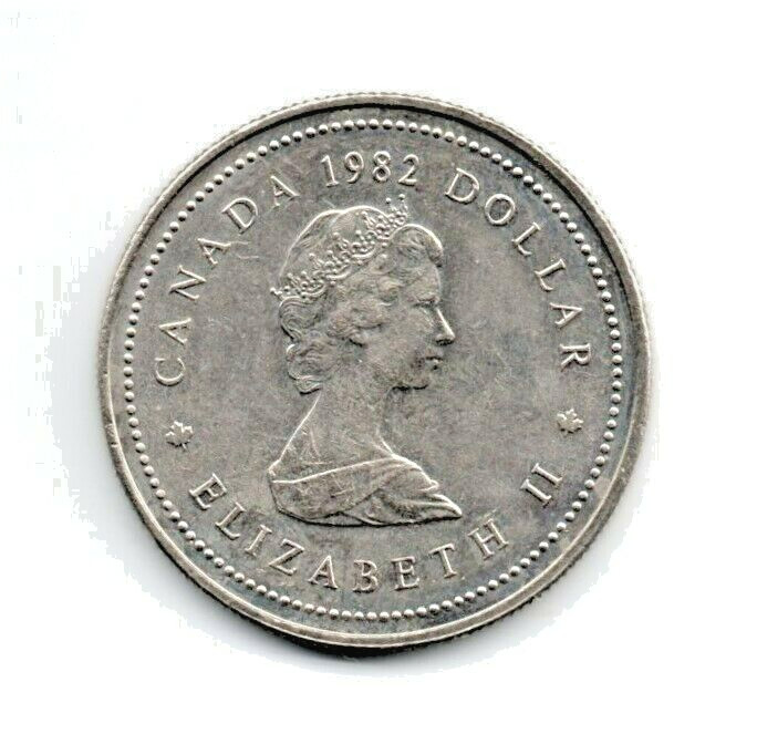 1982 Canada "Constitution" One Dollar Coin