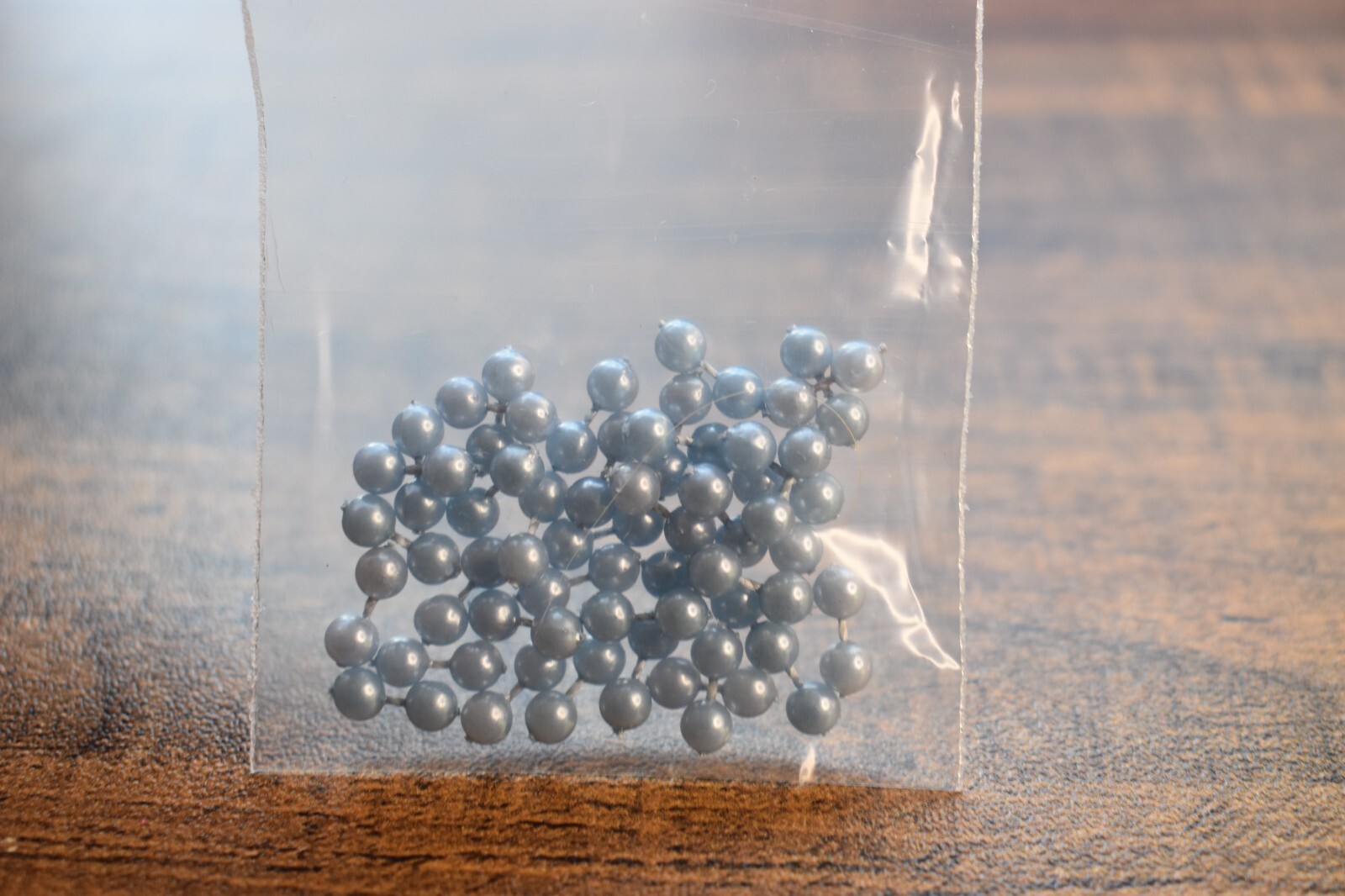 30 Medium 1/8" BLUE DUN Plastic Mono Eyes for Fly Tying
