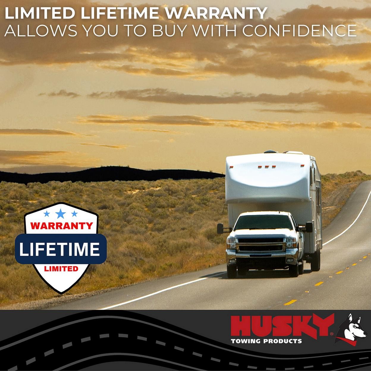 Husky Towing Trailer Weight Distribution Kit - Two Point Round Bar