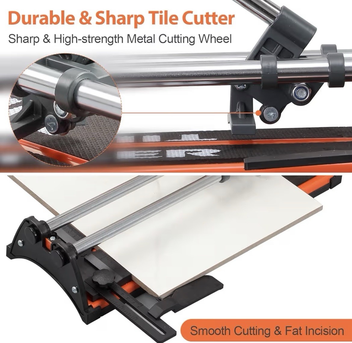 Manual Tile Cutter, 17 Inch Professional Ceramic Tile Cutter