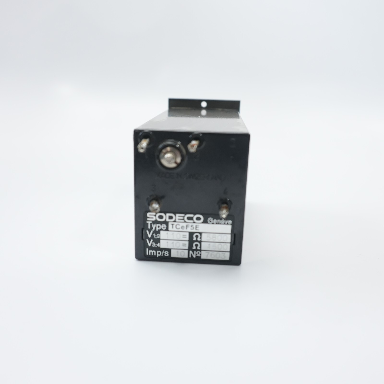 SODECO TCeF5E 5 DIGIT RESET IMPULSE COUNTER