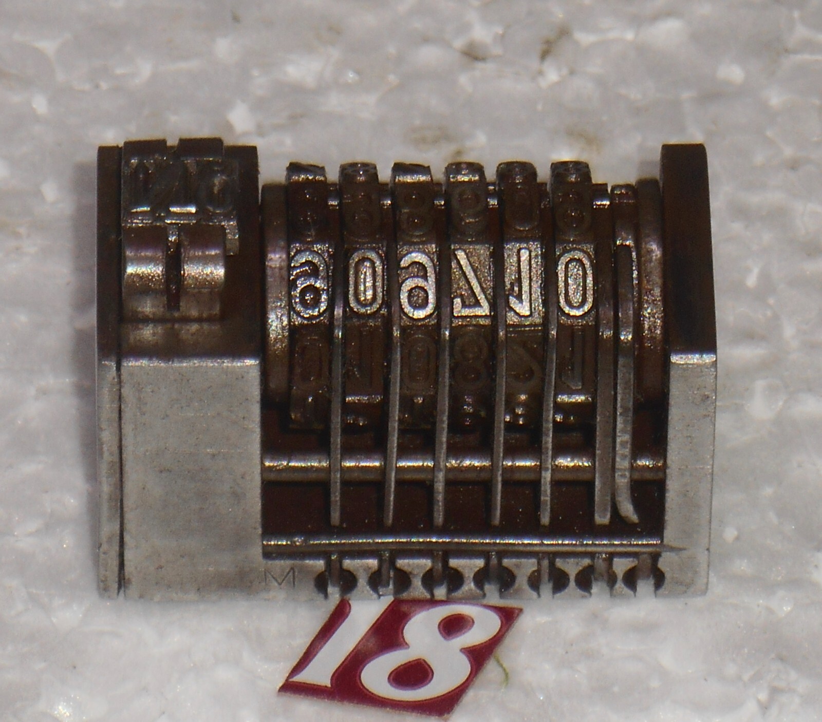 Reverse letterpress numbering machine | 18