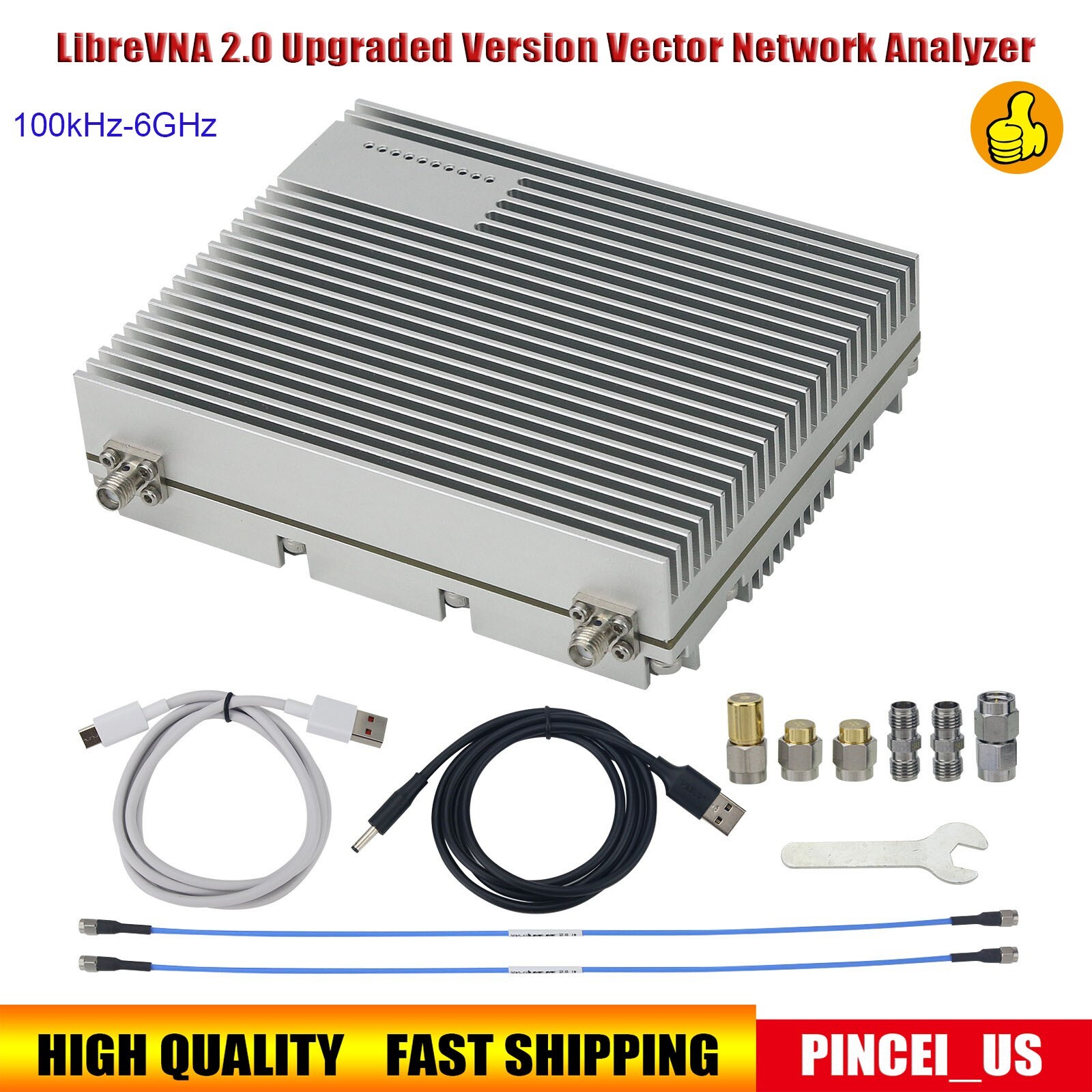 HamGeek 2026 LibreVNA Vector Network Analyzer 100kHz-6GHz Spectrum Analyzer Set