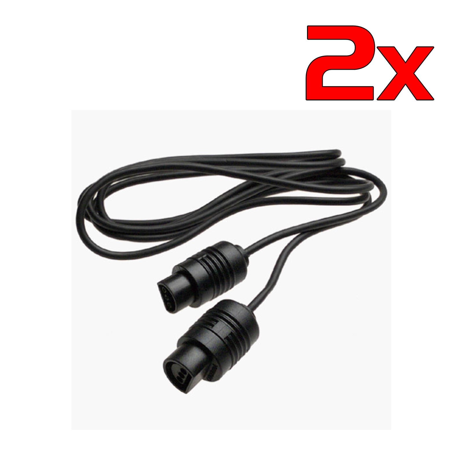 2X NEW Extension Cable Cord Adapter for Nintendo 64 N64 Controller Gamepad 6 ft
