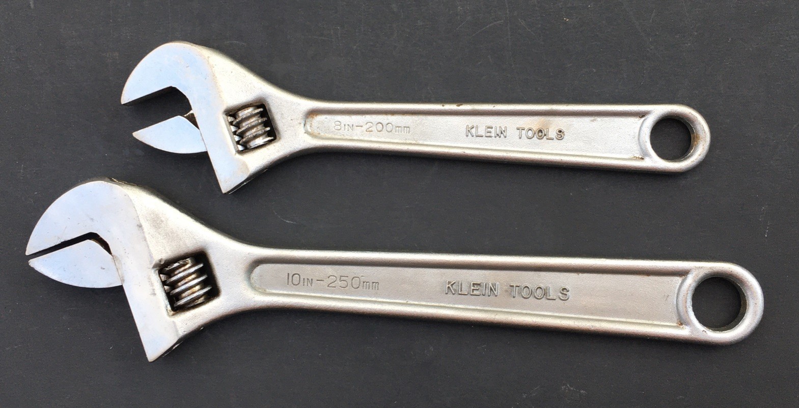 Klein 10” & 8” Adjustable Wrenches