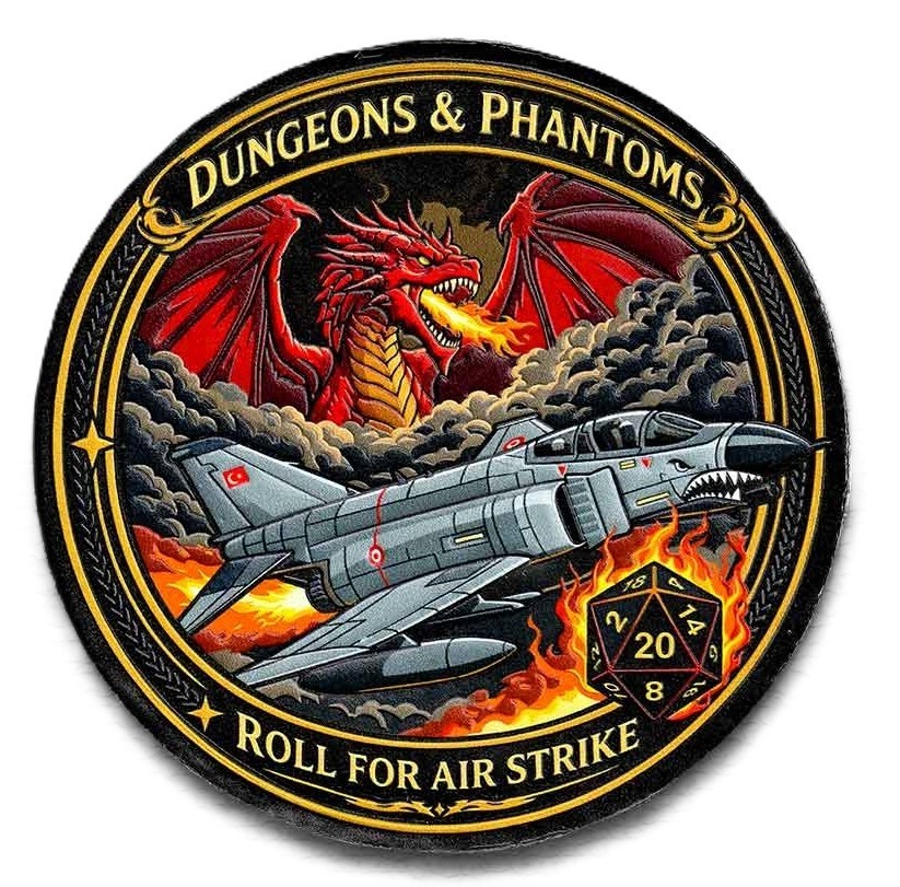 PATCH F-4 PHANTOM DUNGEONS & PHANTOMS , 111 FILO SQUADRON TURKISH AIR FORCE