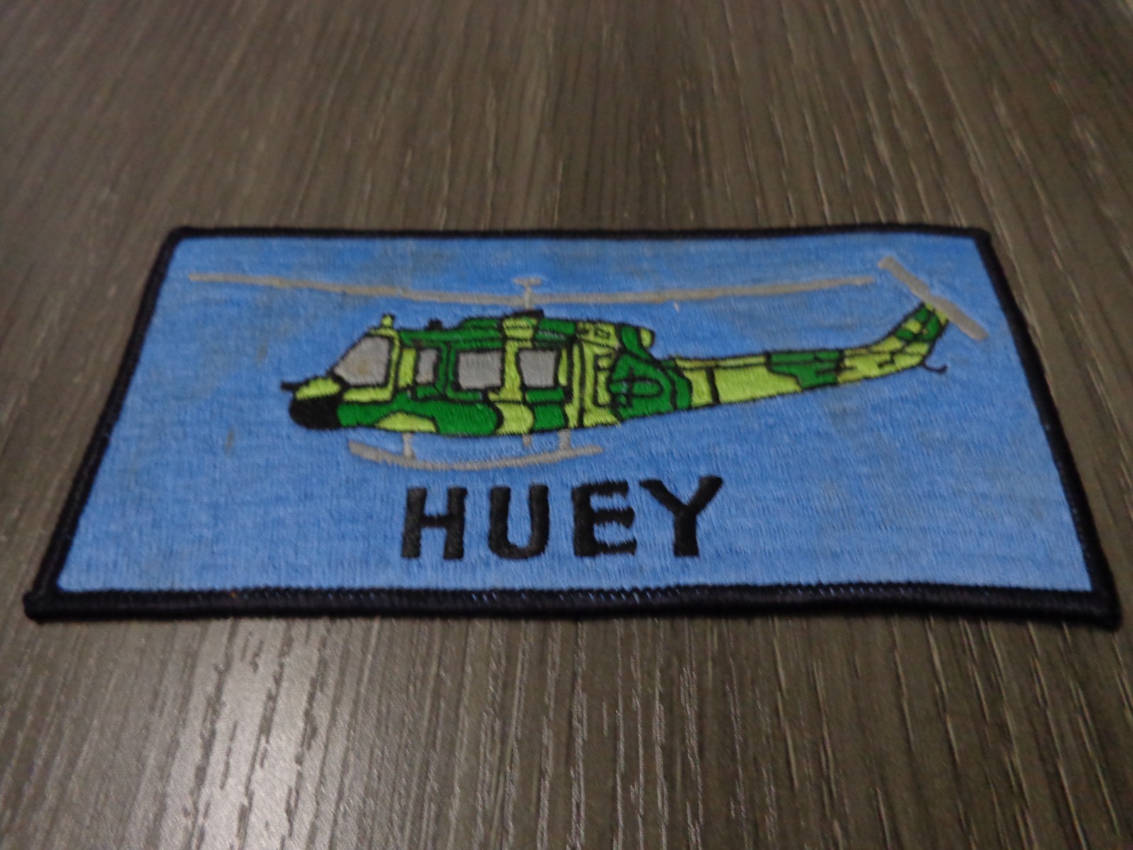 USMC VINTAGE HUEY Helicopter Embroidered Iron On Patch - Military Chopper  USED