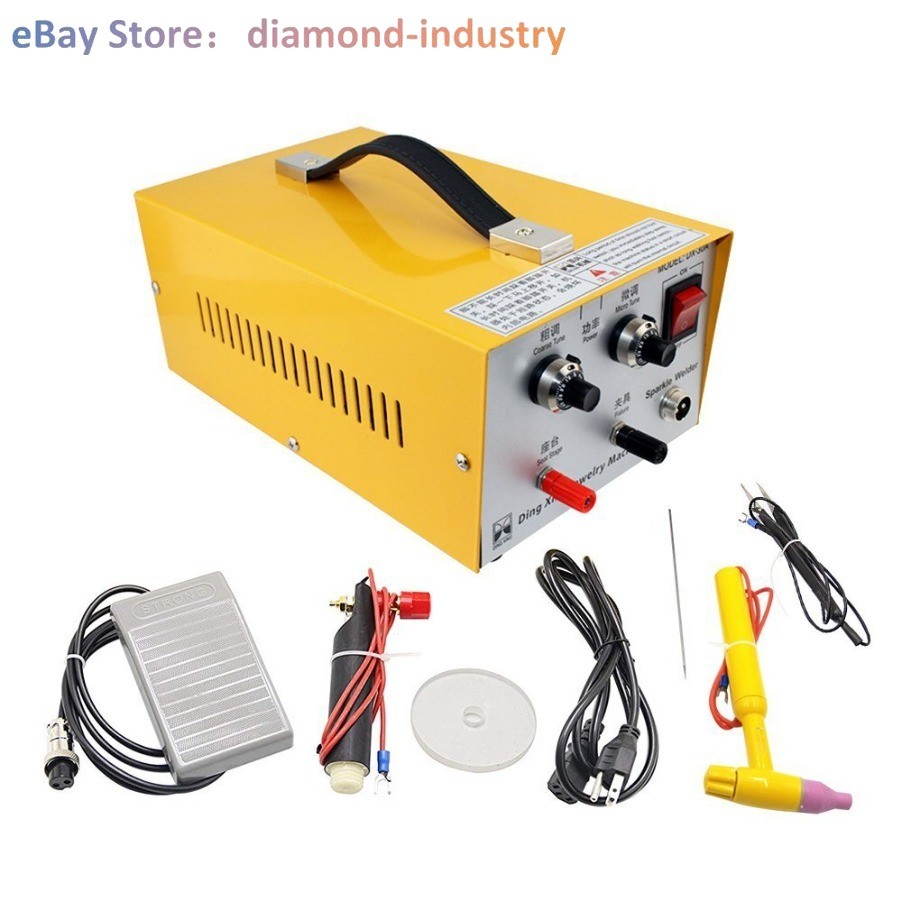 30A Pulse Sparkle Spot Welder 200W Jewelry Welding Machine Gold Silver Platinum