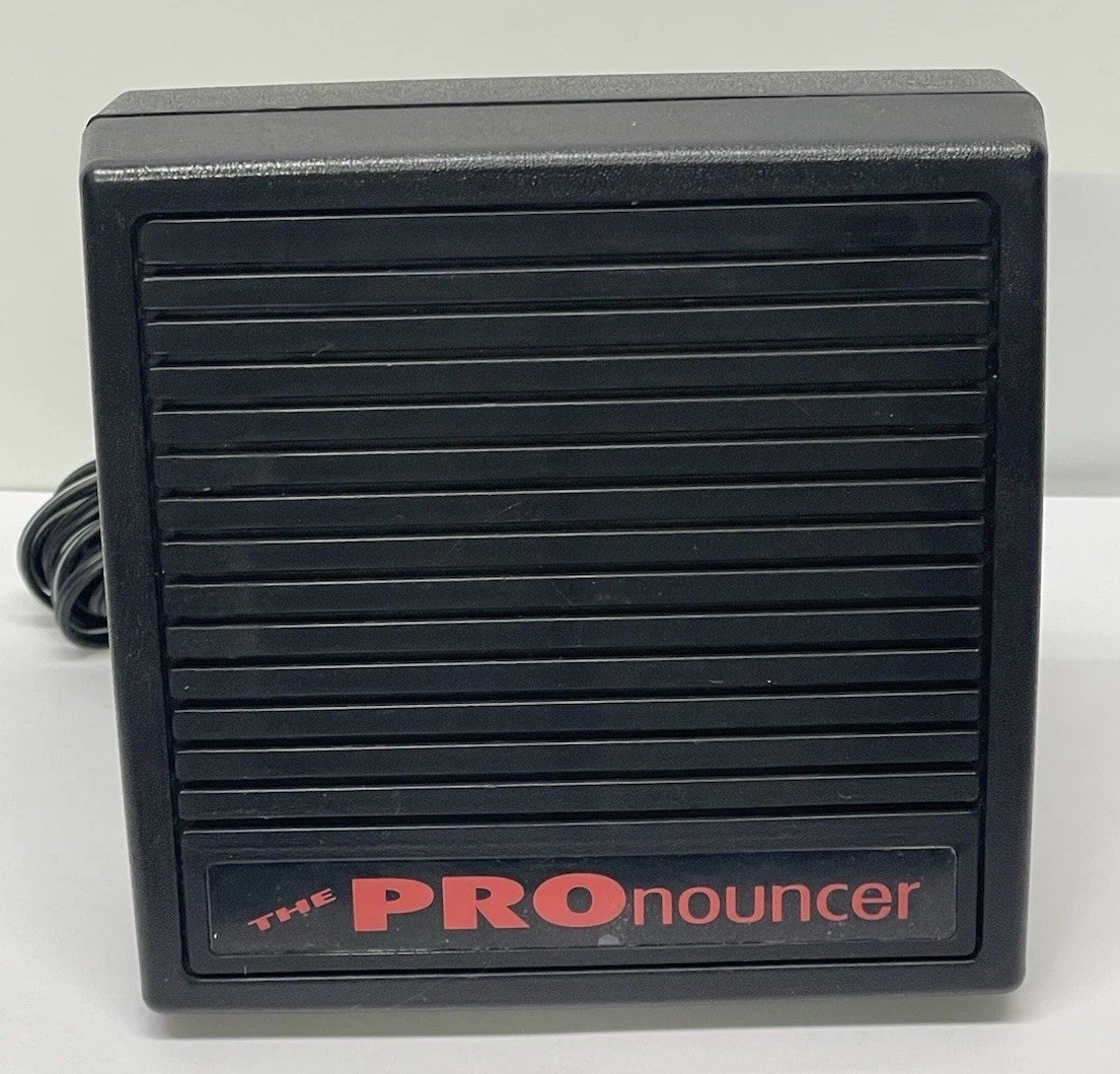 Vtg Barjan Products The PROnouncer External Portable Speaker No. 320-25 TESTED