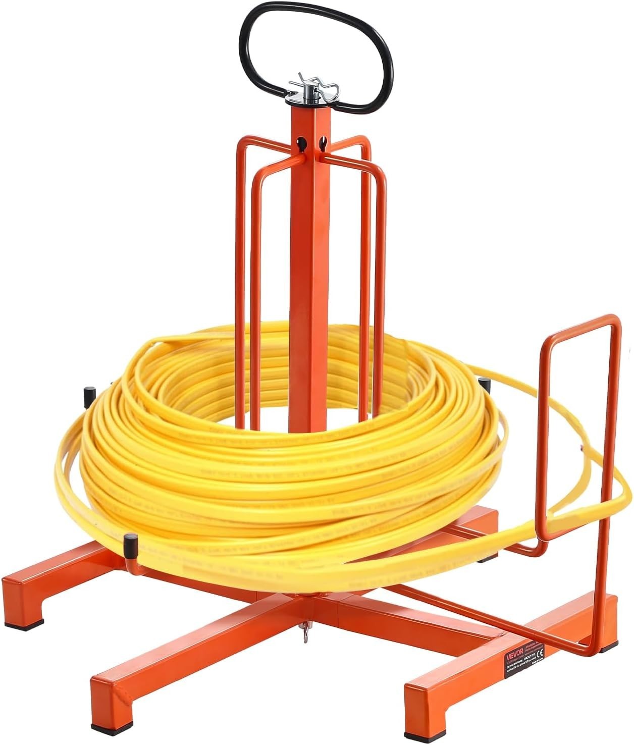 Wire Spool Cable Reel Dispenser Floor Rack Stud Mount Electric Construction Job
