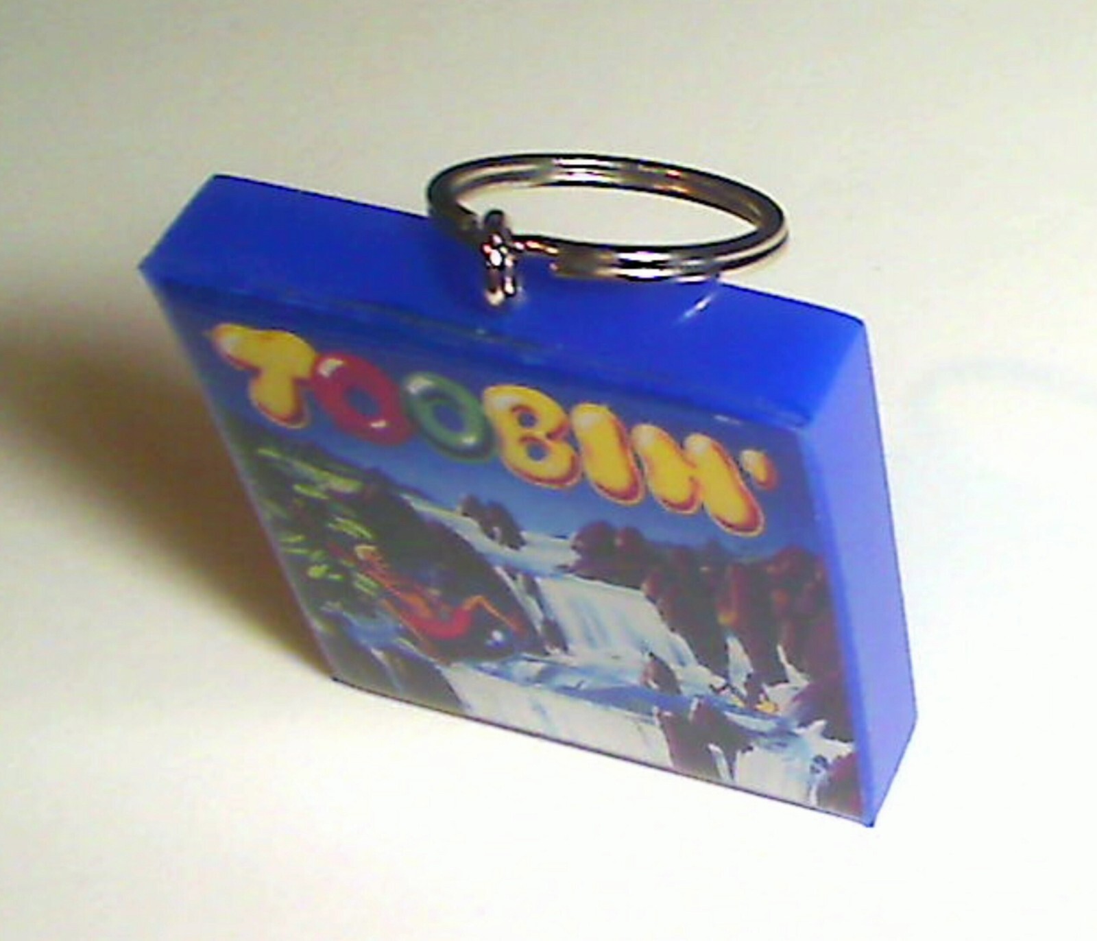 Toobin Arcade Marquee Coin Door accessory Keychain