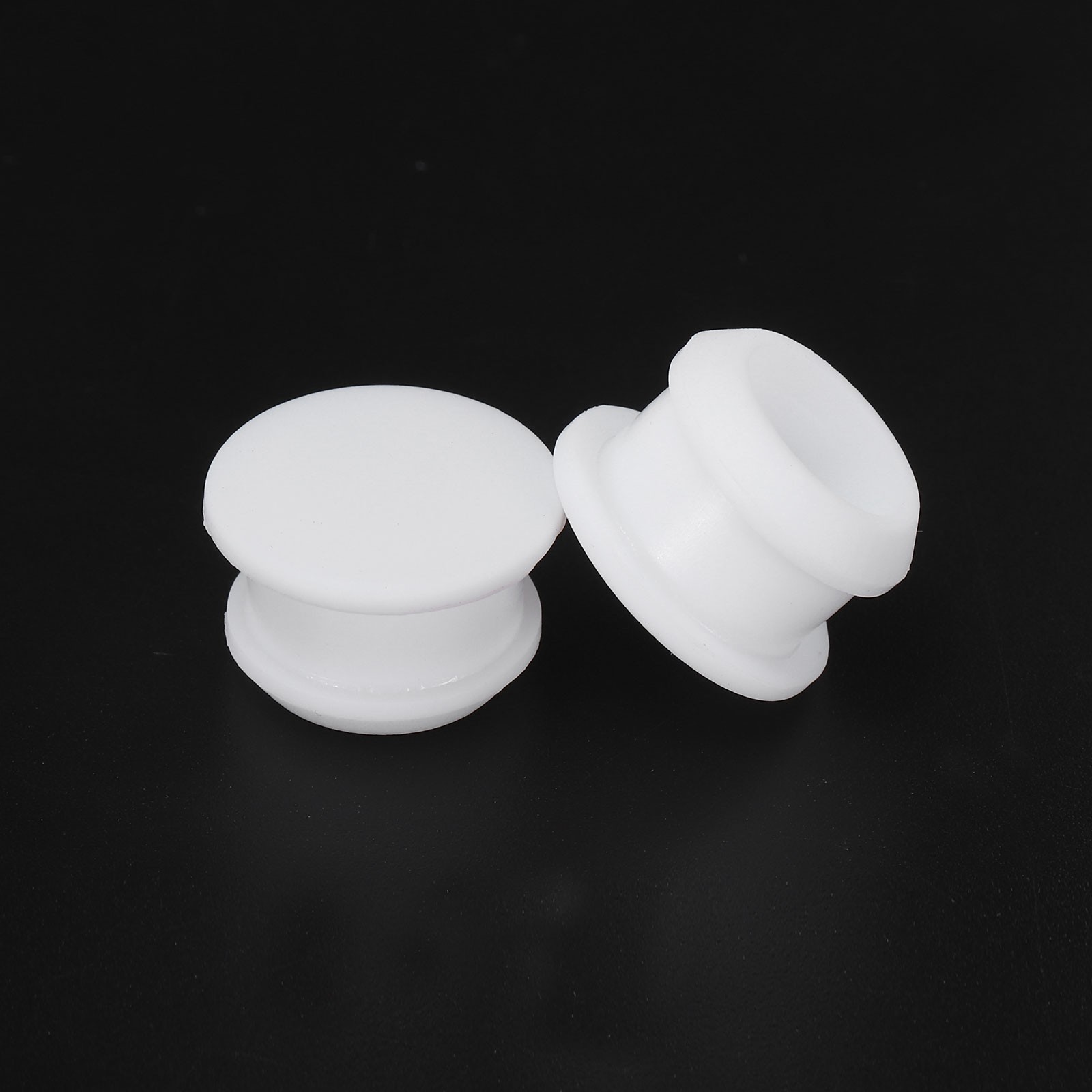10pcs Silicone Hole Plugs Flush Type Panel Round Hole Plugs 13mm Dia.