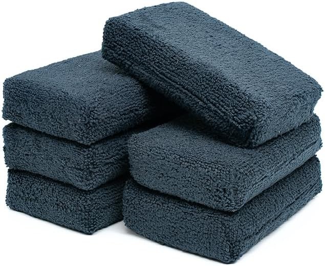 Premium Grade Terry Microfiber Detailing Applicator Sponges