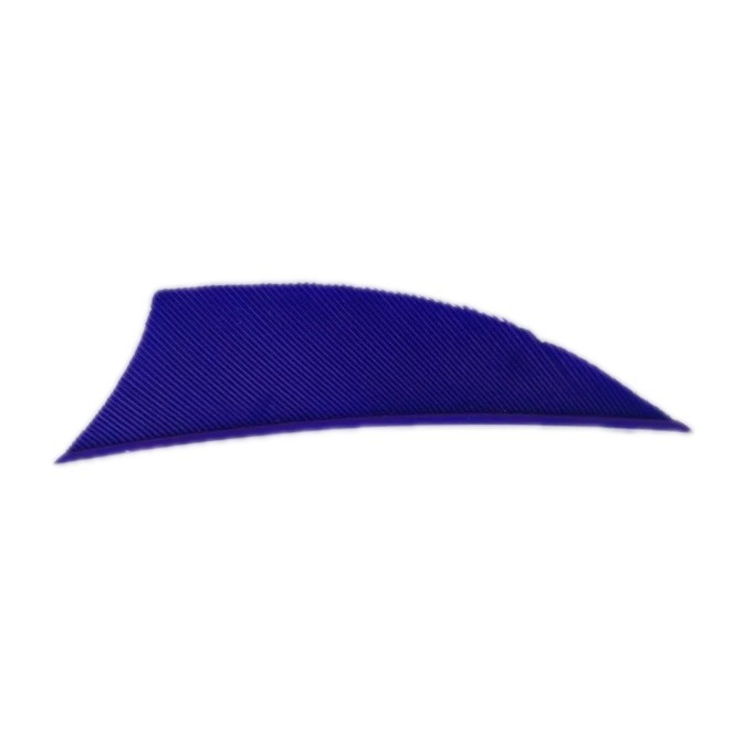 100 Pack Bullseye Feathers 2" Right Wing: Shield Whisper Solid Purple: Fletching