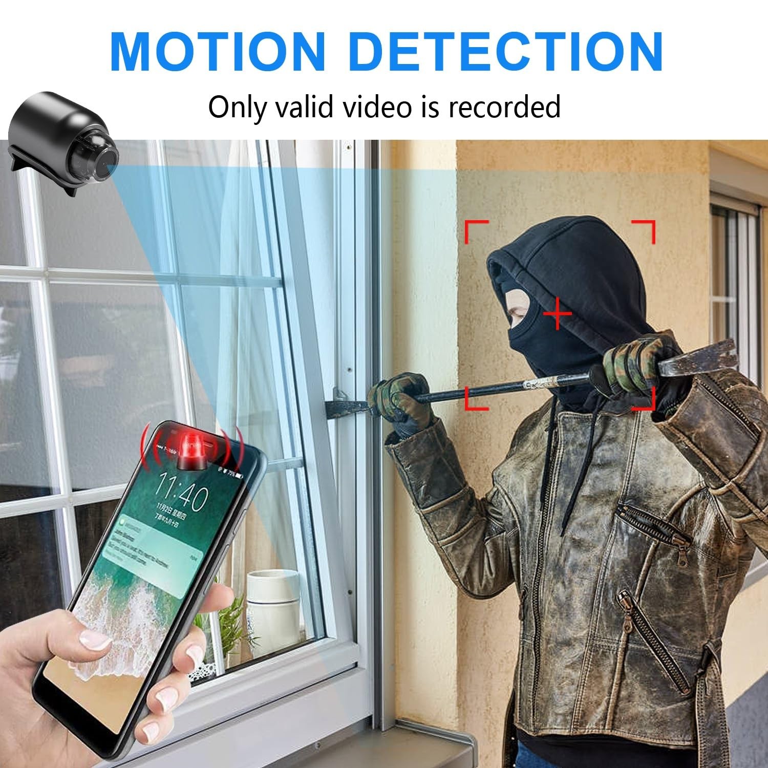 New Smallest Wireless WiFi Camera,HD1080P Mini Camera,Smart Home Security...