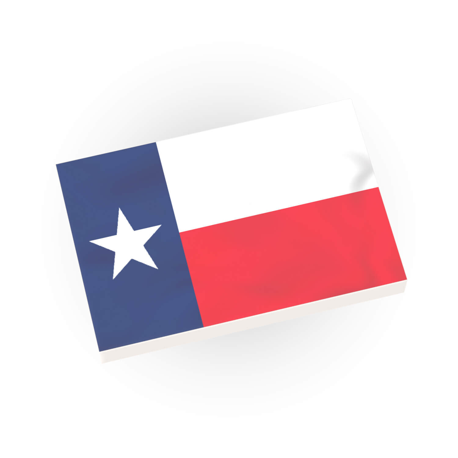 Texas State Flag - Custom Printed - Brick City - 2x3 Autentic Tile