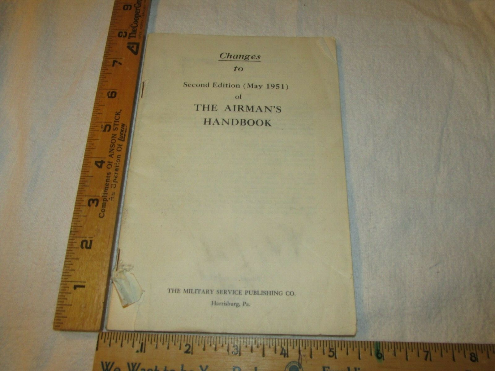 1951 Pilot Book Plane The Airmans Handbook Instruction Manual Brochure book