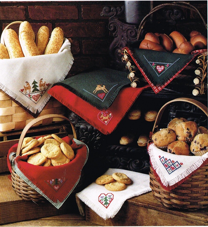 BREAD WARMERS  CROSS STITCH PATTERN  ONLY  -  TL   EUP