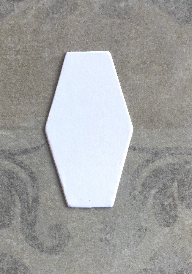 2 1/2" Coffin-2000 Shapes for English Paper Piecing Template Shapes  All Quilty