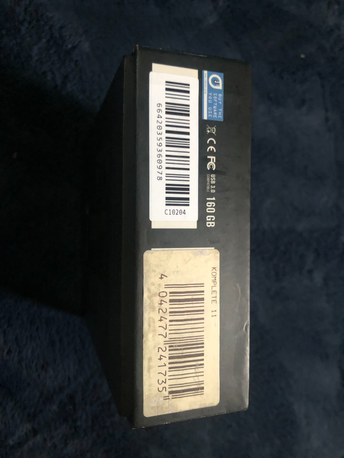 Native Instruments Komplete 11 Upgrade Software, Hard Drive 160GB USB 3 USED!!