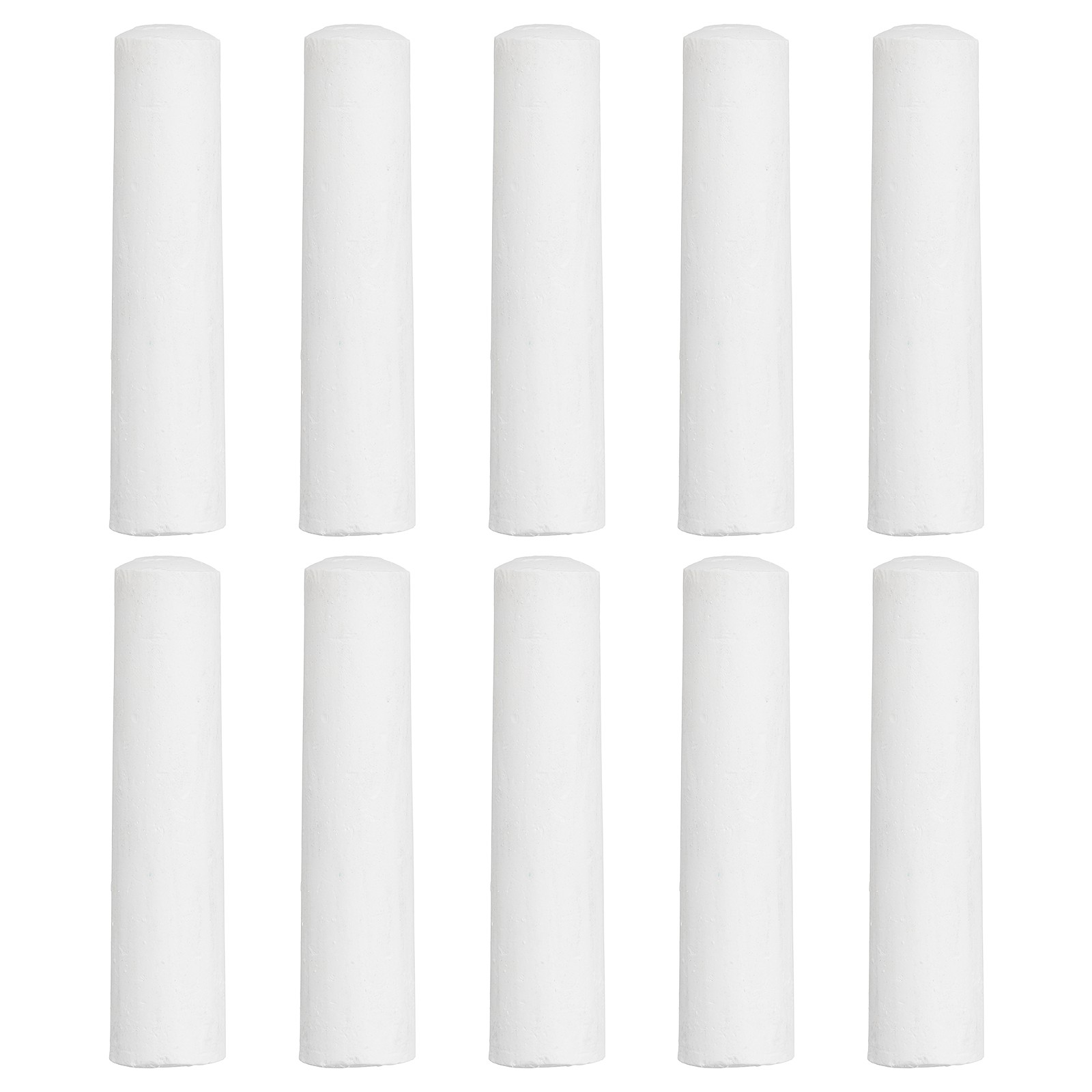 10 pcs chalk, white chalk large solid for outdoor use